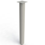 Pedestal 3 pulgadas gris