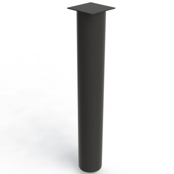 Pedestal 4 pulgadas negro