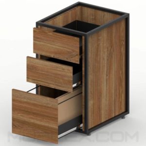 Archivador 2x1 pedestal 1