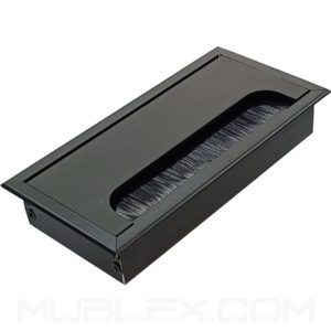 Caja pasacables para mesa Leggo Eco mini negro