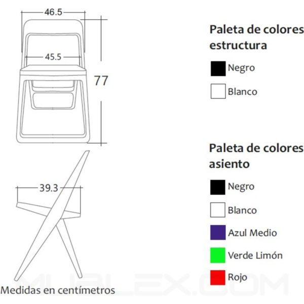 Silla Plegable colores