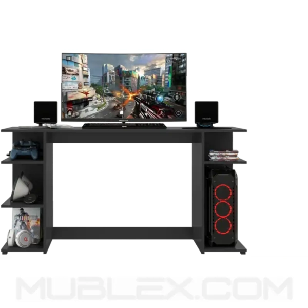 Escritorio Gamer negro 12
