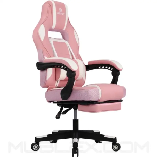 Silla Gamer Racing rosa 11