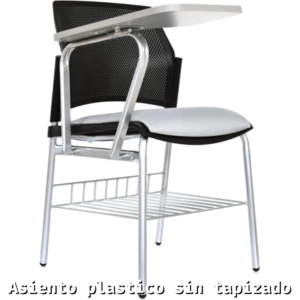 Silla Zyle universitaria asiento plastico 8
