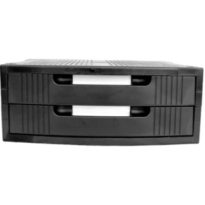 Base para monitor con 2 cajones