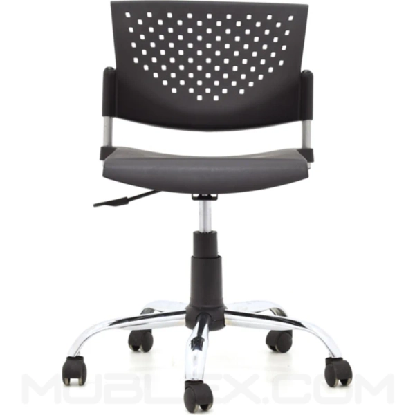 Silla Butterfly giratoria negra cromada 4