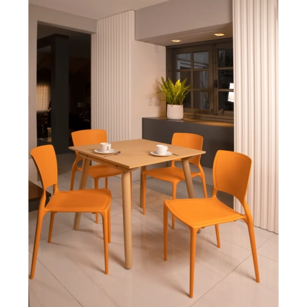 Silla tramontina sofia cerrado naranja 07