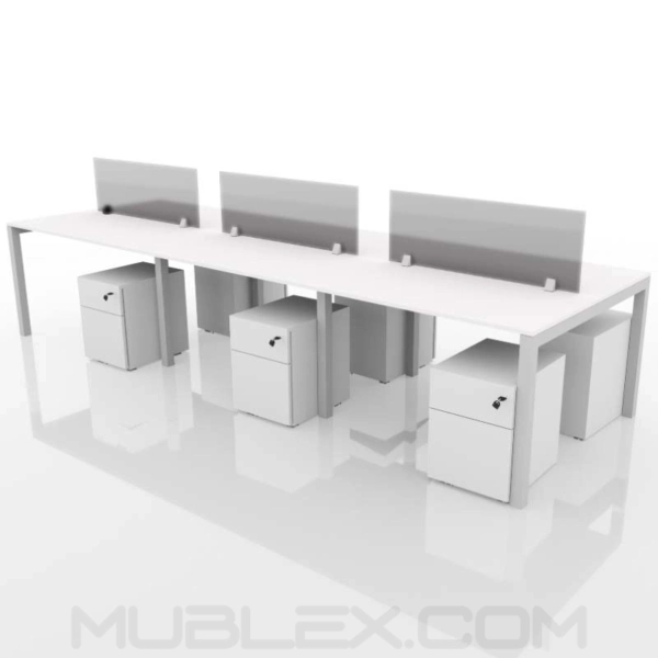 Escritorio 6P metalico 11