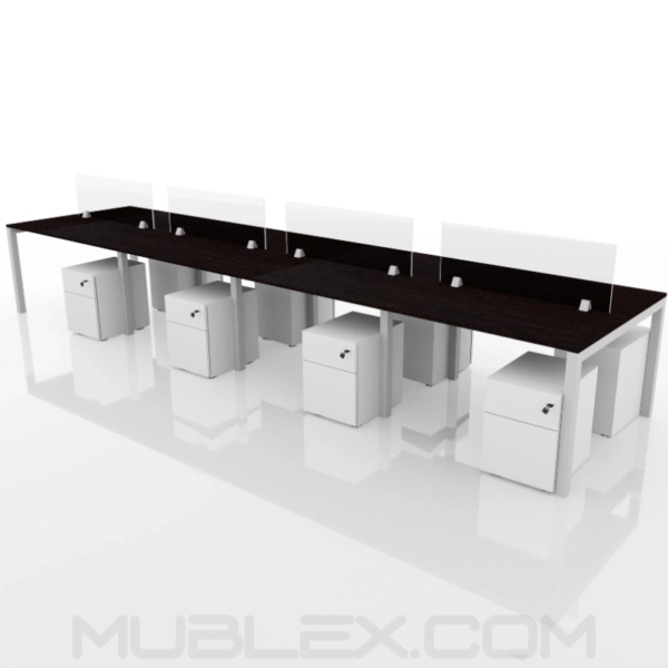 Escritorio 8P madera 11