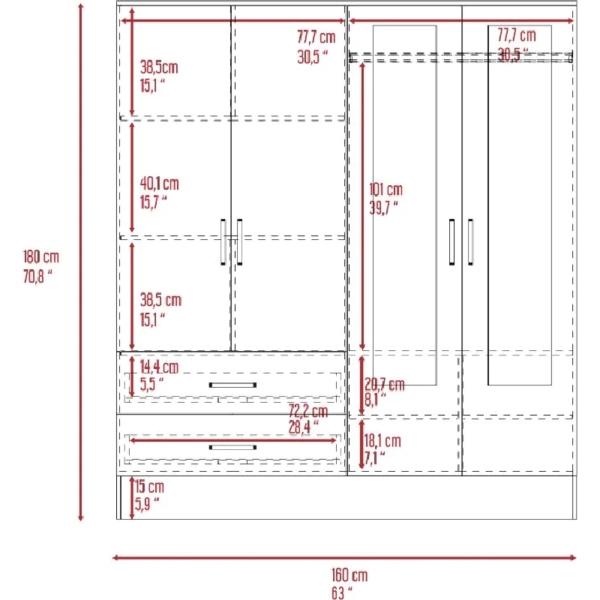 Closet Armable 5951 12
