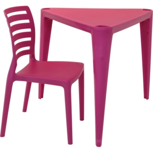 Escritorio con Silla Infantil Rasada 1