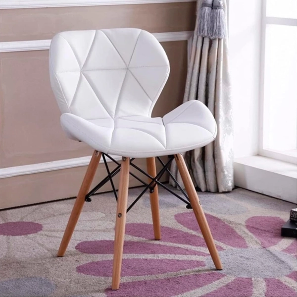 Silla de diseño mariposa blanca 3