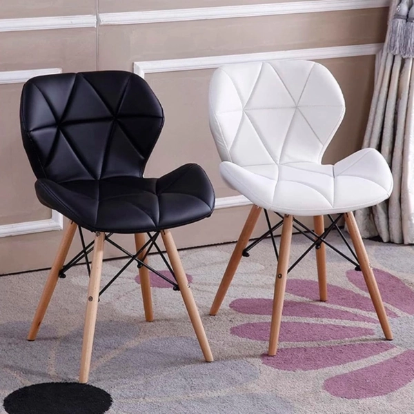 Silla de diseño mariposa blanca 5