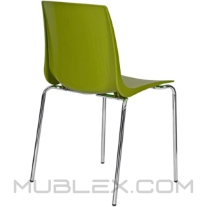 Silla Ari Verde Cromo 11