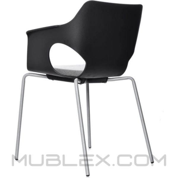 Silla Ole Asisento Tapizado Negro 11