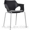 Silla Ole Asisento Tapizado Negro 13