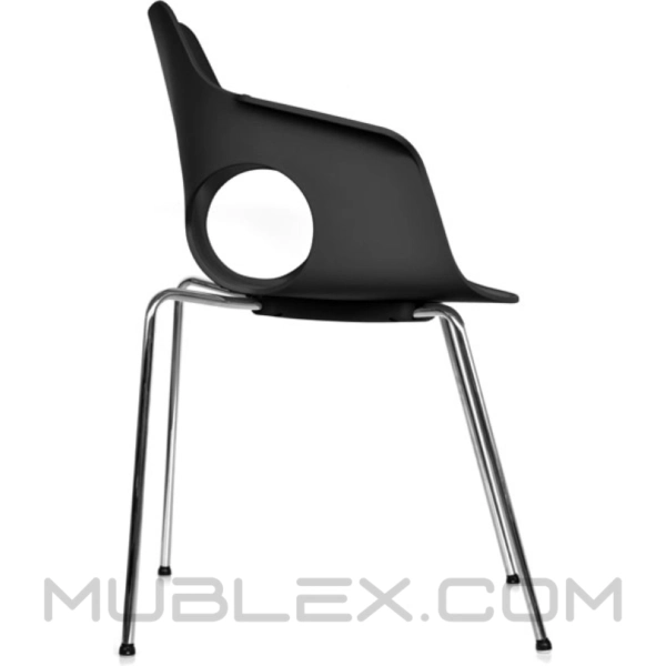 Silla Ole Nergra Cromo 13