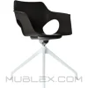 Silla Ole Swisis Negro Base Blanca 10