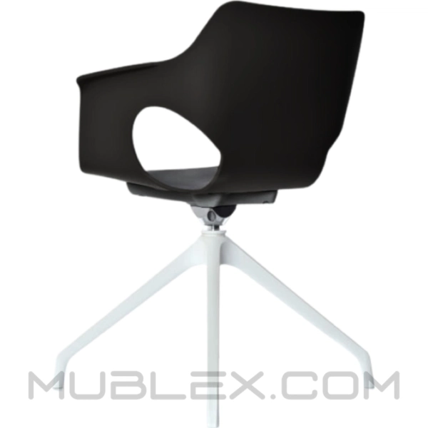 Silla Ole Swisis Negro Base Blanca 12