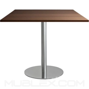 Mesa en madera cuadrada para restaurante Aaron