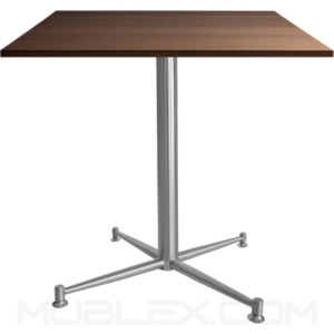 Mesa en madera cuadrada para restaurante Loana