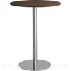 Mesa para bar o barra redonda en madera Aaron