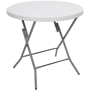 Mesa plegable Marcel redonda 10