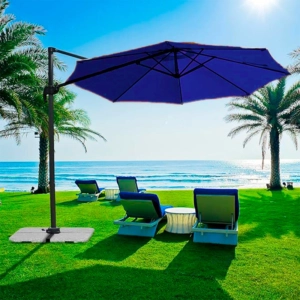 Parasol para exteriores mina azul 11