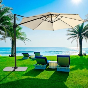 Parasol para exteriores mina beigue 11