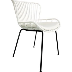 Silla para cafetería Liana blanco