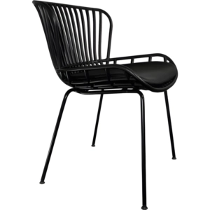 Silla para cafetería Liana negra