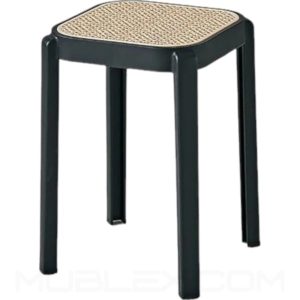 Banca en Rattan negro