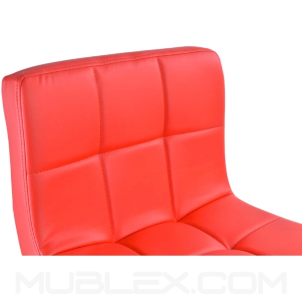 Butaco Nill sin brazos roja cuerina 13