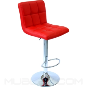 Butaco Nill sin brazos roja cuerina 19