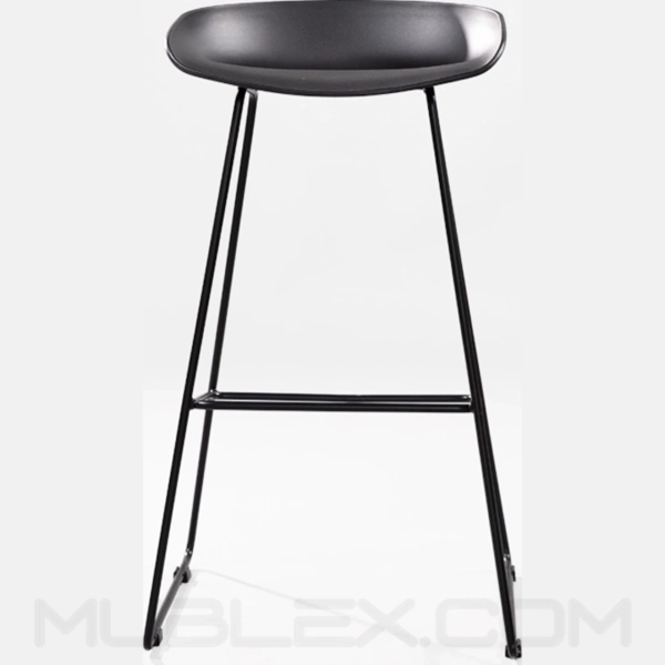 Butaco bar Misuri pintado negro 11