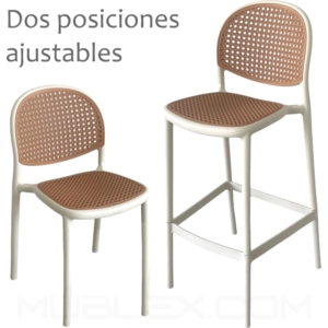 Butaco silla Rattan beige 1