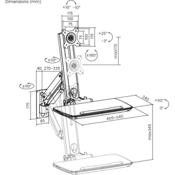 Estacion de trabajo medico pared 15