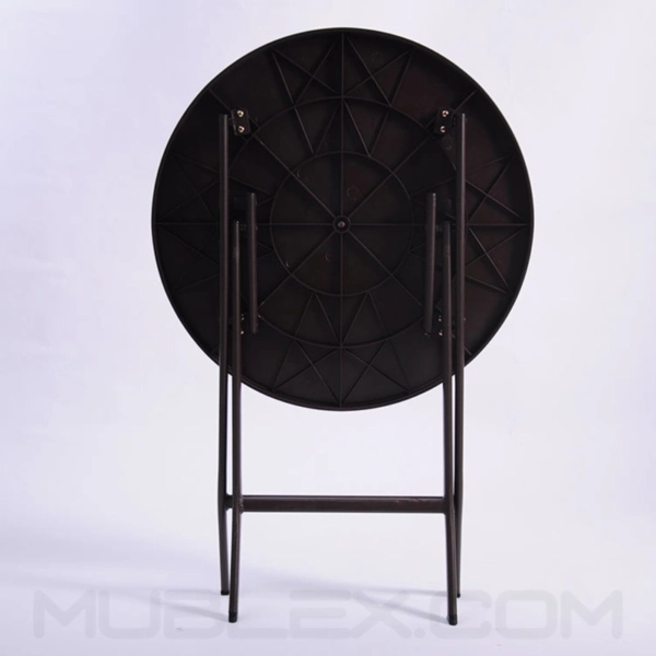 Mesa plegable redonda Litt cafe 13