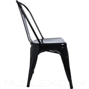 Silla Metalica Torix Negra 2
