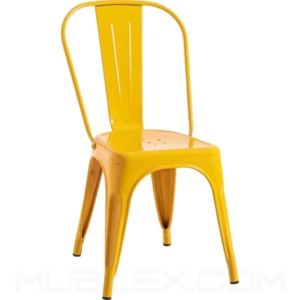 Silla Metalica Torix amarilla 1