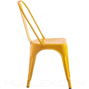 Silla Metalica Torix amarilla 2