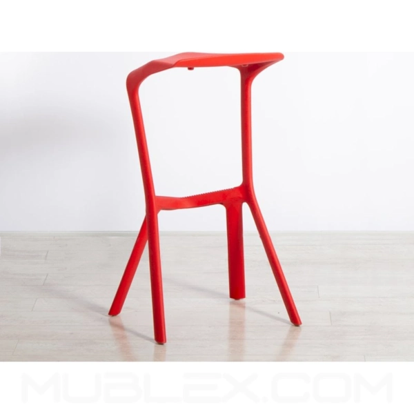 Silla bar Nico rojo 3