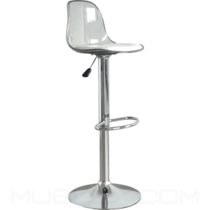Silla bar transparentes oscuro 1