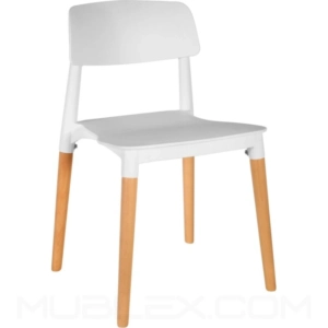 Silla de diseño Dany blanca 1
