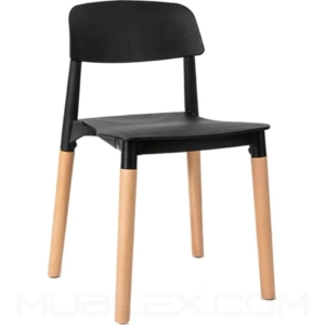 Silla de diseño Dany negro 1