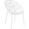 Silla de diseño Flora blanca 1