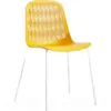 Silla de diseño Kimber amarilla
