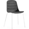 Silla de diseño Kimber negra