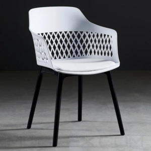 Silla de diseño Samantha blanca12