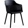 Silla de diseño Samantha negra 10